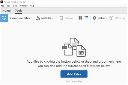 Choose Files to Combine