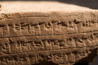 Cuneiform Inscription Detail