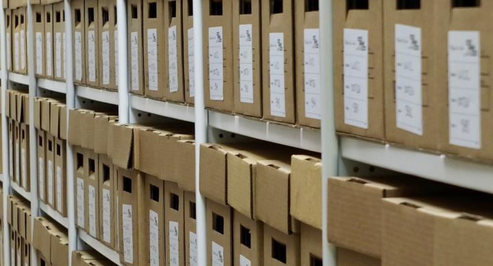 Rows of labeled boxes